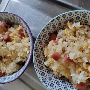 ウインナーで作る簡単玉子チャーハン